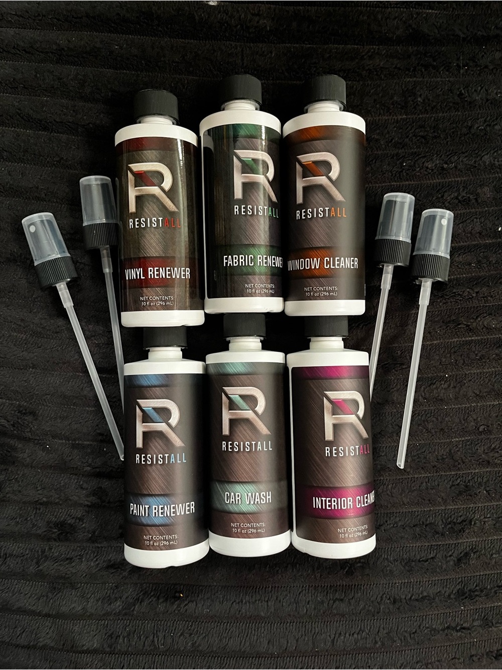 Brand New sealed 6 bottles car care kit Resistall